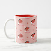Tasse 2 Couleurs Cute Tired Red Panda (Gauche)