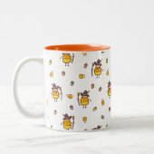Tasse 2 Couleurs Cute Witchy Corn Halloween Motif (Gauche)