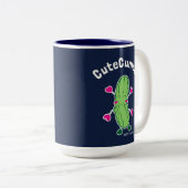 Tasse 2 Couleurs CuteCumber (Devant droit)
