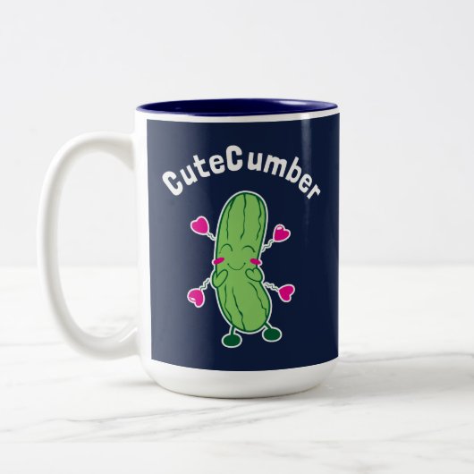 Tasse 2 Couleurs CuteCumber (Gauche)