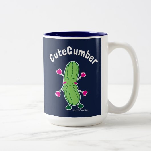 Tasse 2 Couleurs CuteCumber (Droit)