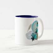 Tasse 2 Couleurs Cyan Boho (Devant droit)