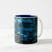 Tasse 2 Couleurs Cyber Camion futuriste de 2077 (Devant droit)