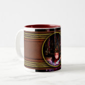 Tasse 2 Couleurs Cyberpunk - Compétences de fou (Devant gauche)