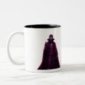 Tasse 2 Couleurs Cyberpunk Dracula - Art d'horreur vampire éclatant (Gauche)