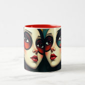 Tasse 2 Couleurs Cyborgs de la mode (Centre)