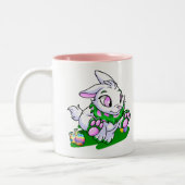 Tasse 2 Couleurs Cybunny vert emballant par des neggs (Gauche)
