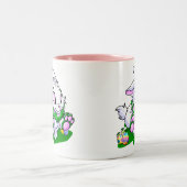 Tasse 2 Couleurs Cybunny vert emballant par des neggs (Centre)