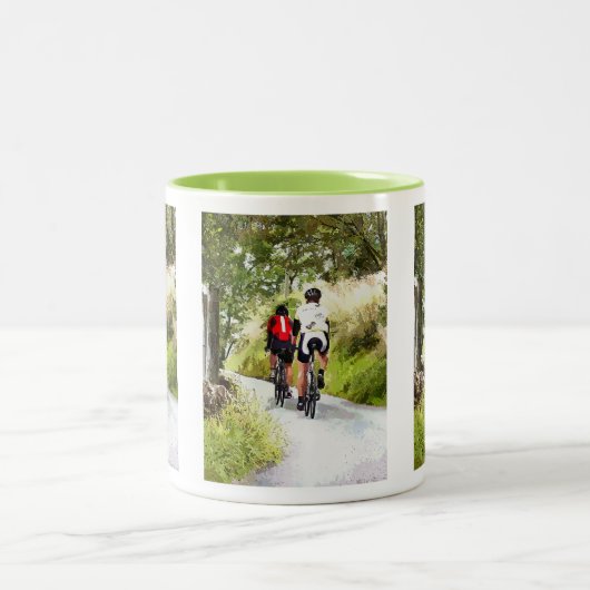 TASSE 2 COULEURS CYCLISME (Centre)