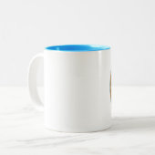 Tasse 2 Couleurs Cyclisme Art Latte (Devant gauche)