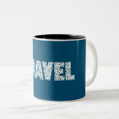 Tasse 2 Couleurs Cyclisme de gravier (Devant droit)