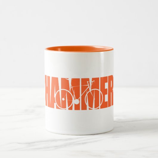 Tasse 2 Couleurs Cyclisme marteau (Centre)