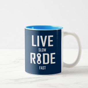Tasse 2 Couleurs Cyclisme rapide à vitesse lente en direct