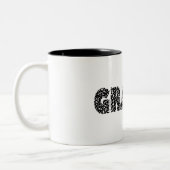Tasse 2 Couleurs Cyclisme sur gravier (Gauche)