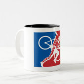 Tasse 2 Couleurs Cyclocross All-Star (Devant gauche)