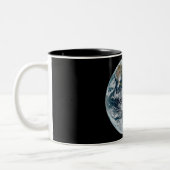 Tasse 2 Couleurs Cyclones tropicaux - Vue spatiale Hémisphère occid (Gauche)