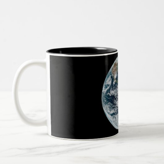 Tasse 2 Couleurs Cyclones tropicaux - Vue spatiale Hémisphère occid (Gauche)