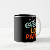 Tasse 2 Couleurs Cyclopath Bicycle Funny Cycling (Devant droit)
