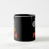 Tasse 2 Couleurs Cyclopath Bicycle Funny Cycling (Centre)