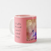 Tasse 2 Couleurs Cygne noble (Devant gauche)