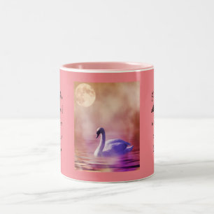 Tasse 2 Couleurs Cygne noble