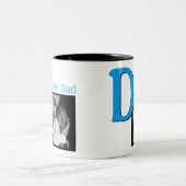 Tasse 2 Couleurs D est pour papa (Centre)