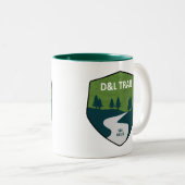 Tasse 2 Couleurs D&L Trail Pennsylvanie (Devant droit)