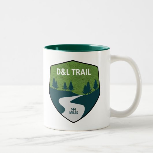 Tasse 2 Couleurs D&L Trail Pennsylvanie (Droit)