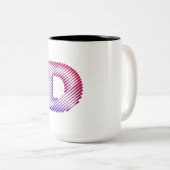 TASSE 2 COULEURS D POUR DONALD (Devant droit)