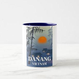 Tasse 2 Couleurs Da Nang Vietnam poster Voyage