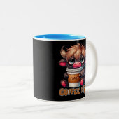 Tasse 2 Couleurs D'abord le café (Devant droit)