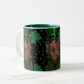 TASSE 2 COULEURS DACHSHUND            (Devant gauche)