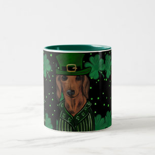 TASSE 2 COULEURS DACHSHUND           