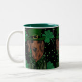 TASSE 2 COULEURS DACHSHUND            (Gauche)