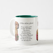 Tasse 2 Couleurs Dachshund Art Don (Devant gauche)