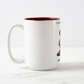 Tasse 2 Couleurs Dachshund Fire Fighter (Gauche)