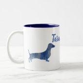 Tasse 2 Couleurs Dachshund léopard (Gauche)