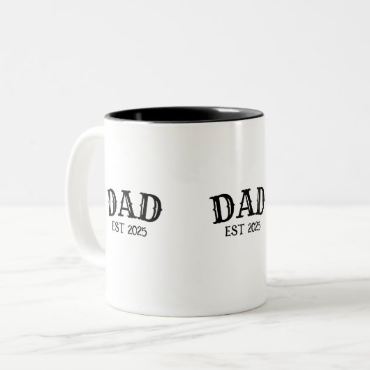 Tasse 2 Couleurs Dad Est  (Devant gauche)