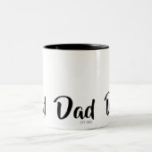 Tasse 2 Couleurs Dad Established New Dad Gift (Centre)