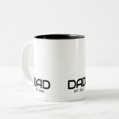 Tasse 2 Couleurs Dad Established New Dad Gift (Devant gauche)