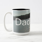 Tasse 2 Couleurs Dad Is Mentor, Guide, Strength & Heart (Gauche)