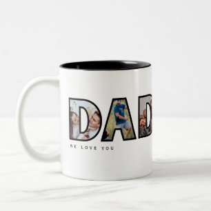 Tasse 2 Couleurs DAD Nous vous aimons Cadeau photo