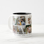 Tasse 2 Couleurs Dada moderne Collage, 10 Grille photo, Cadeau pour (Devant gauche)