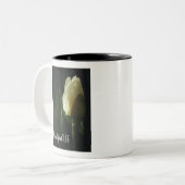 Tasse 2 Couleurs Daffodil Photographie Belle Citation de vie (Devant gauche)