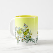 Tasse 2 Couleurs Daffodiles et Lilacs (Devant gauche)