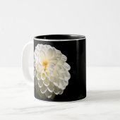 Tasse 2 Couleurs Dahlias blancs (Devant gauche)