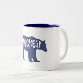 Tasse 2 Couleurs Dahlonega Georgia Bear (Devant droit)