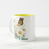 Tasse 2 Couleurs Daisy & Butterfly Bloom (Devant gauche)