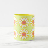 Tasse 2 Couleurs Daisy Simple Vert (Centre)