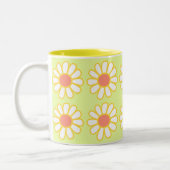 Tasse 2 Couleurs Daisy Simple Vert (Gauche)